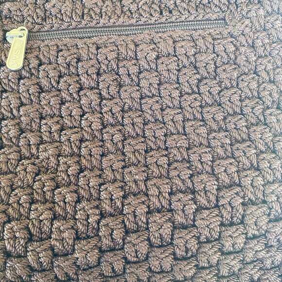 The Sak Woven Brown Shoulder Bag - Picture 7 of 16